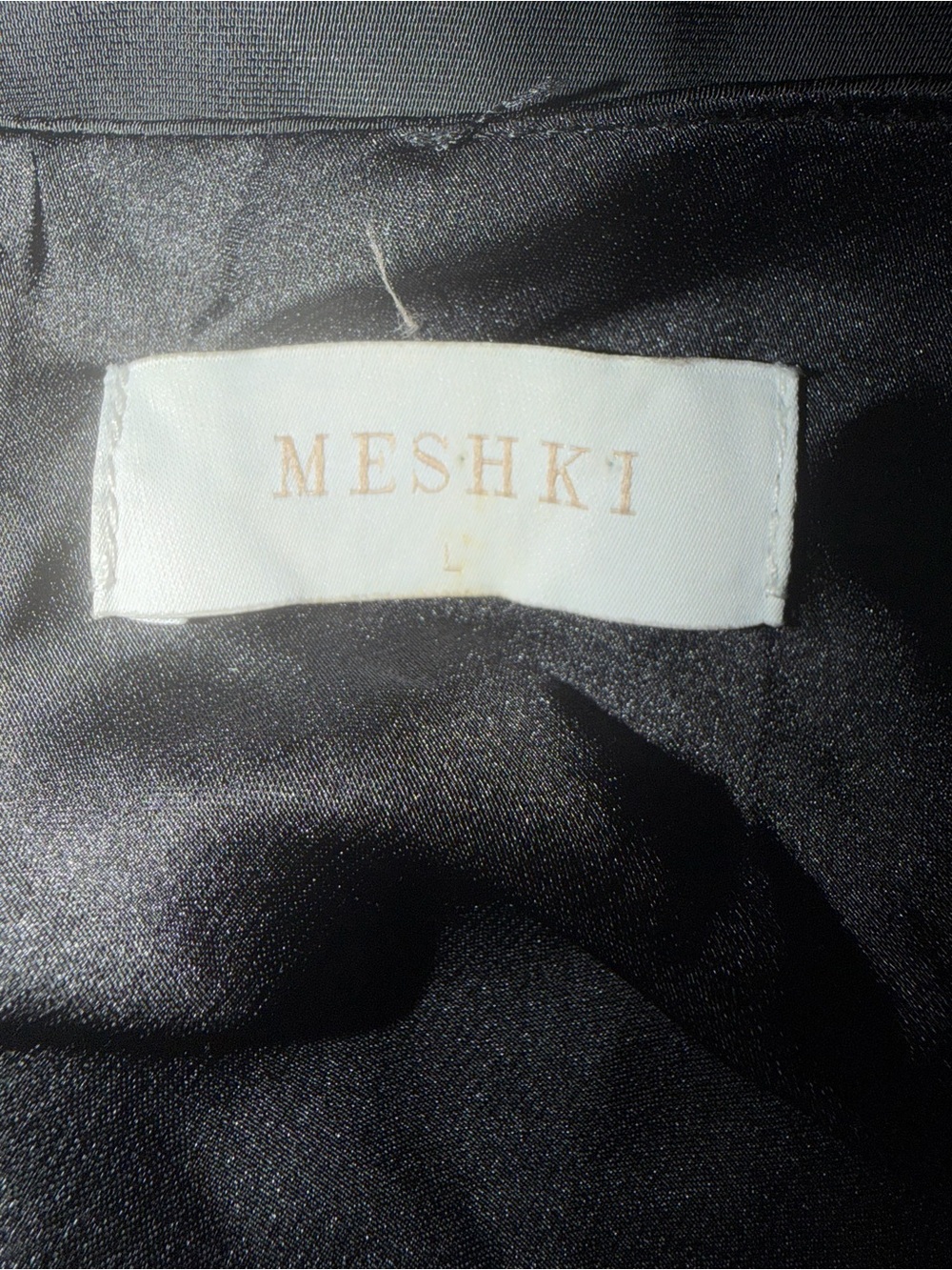 Meshki Black One-Shoulder Cutout Maxi Dress with Ring Detail - Picture 8 of 10